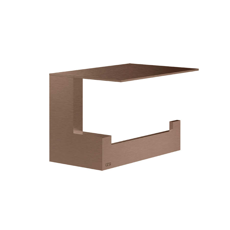Gessi Paper Roll Holder 20849 in Copper Brushed Pvd