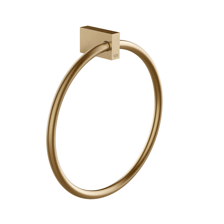 Gessi Towel Rail 20909 in Warm Bronze Br. Pvd