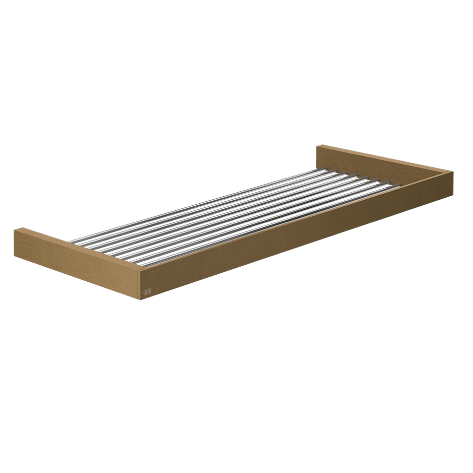 Gessi Shelf 20950 in Antique Brass