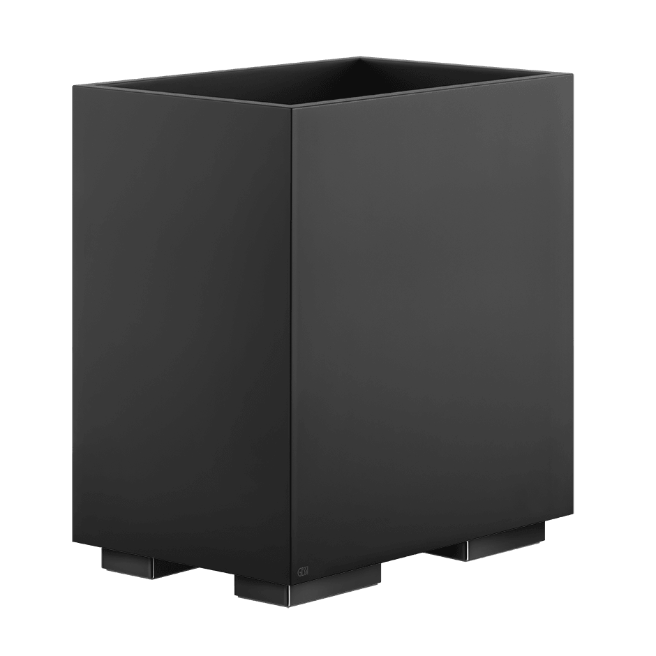 Gessi Waste-Paper Basket 20991 in Black Metal Pvd