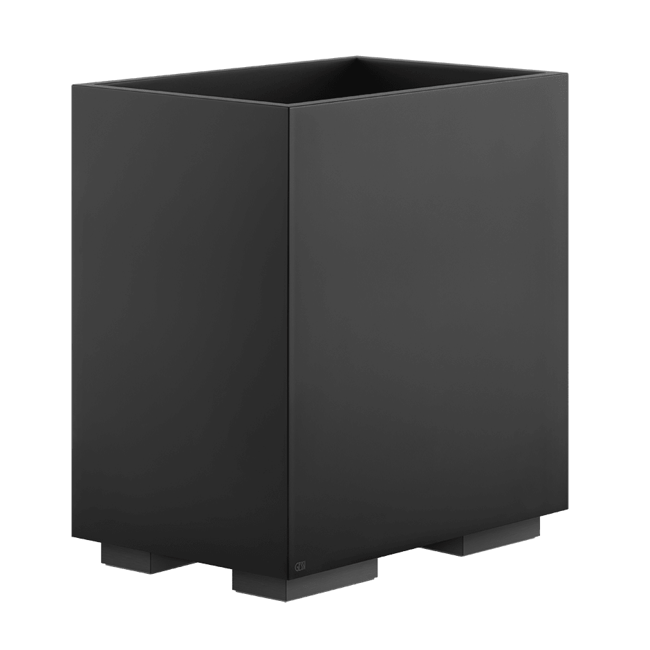 Gessi Waste-Paper Basket 20991 in Black Metal Br. Pvd