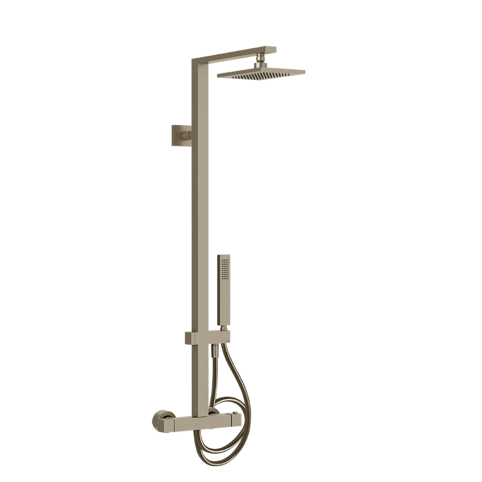 Gessi Shower Column 23447 in Finox Brushed Nickel
