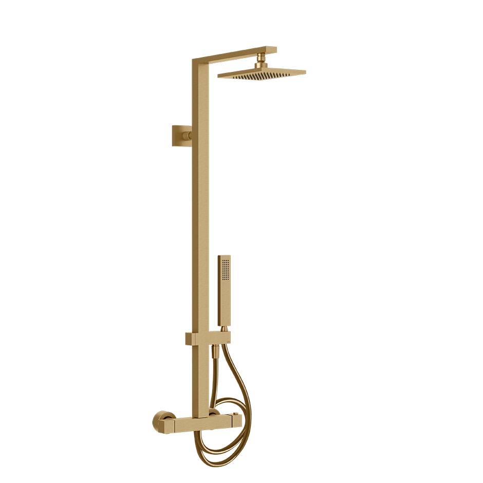 Gessi Shower Column 23447 in Warm Bronze Br. Pvd