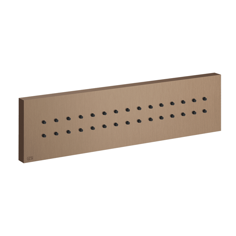 Gessi Body Jet 32975 in Copper Brushed Pvd