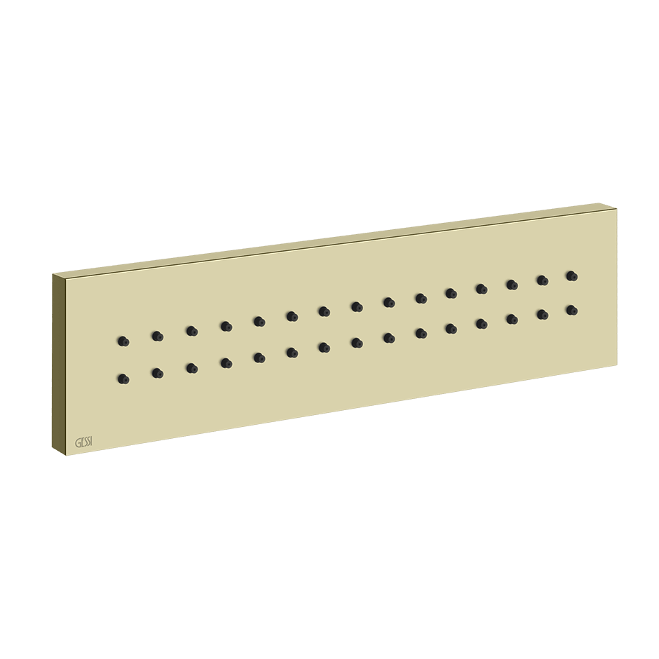 Gessi Body Jet 32975 in Brass Pvd