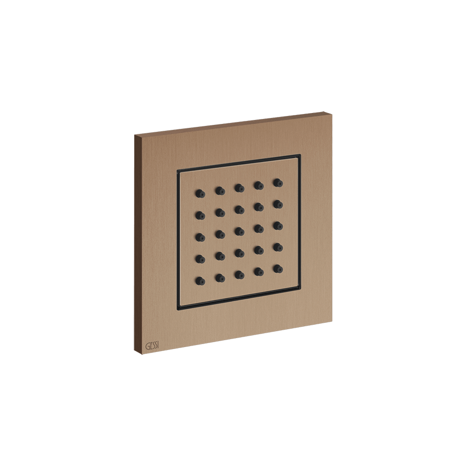 Gessi Body Jet 32984 in Copper Brushed Pvd