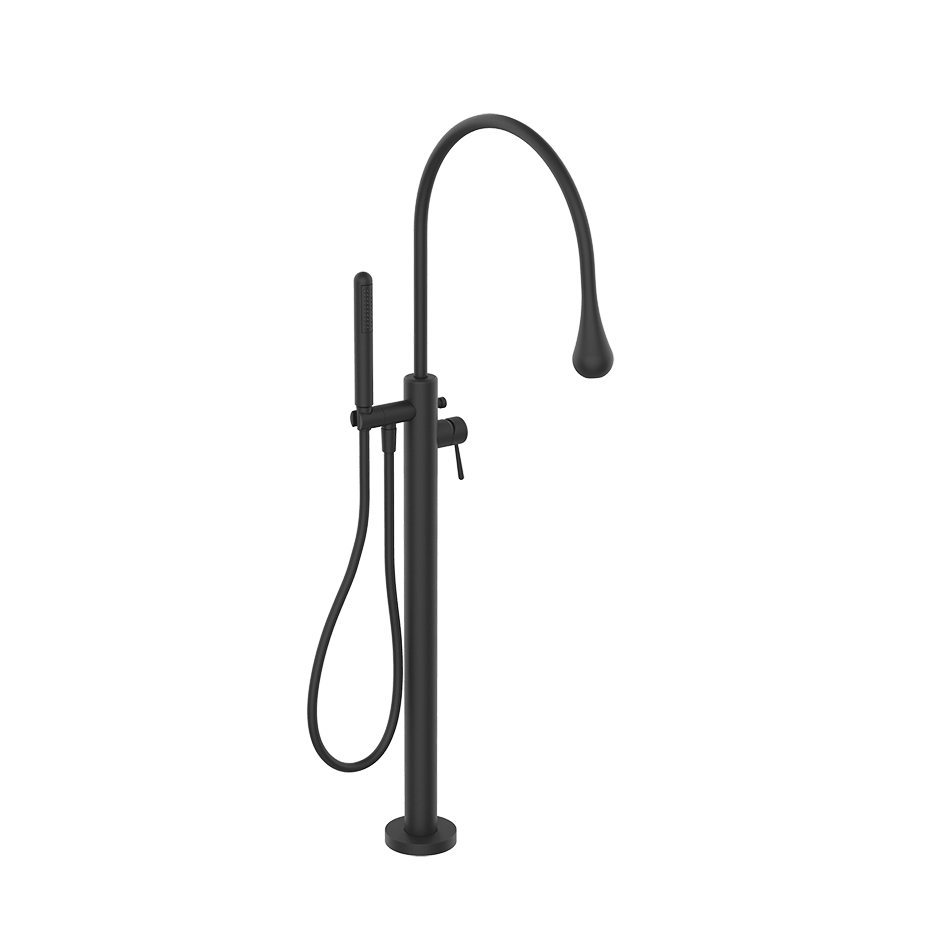 Gessi Bath Mixer 33029 in Matte Black