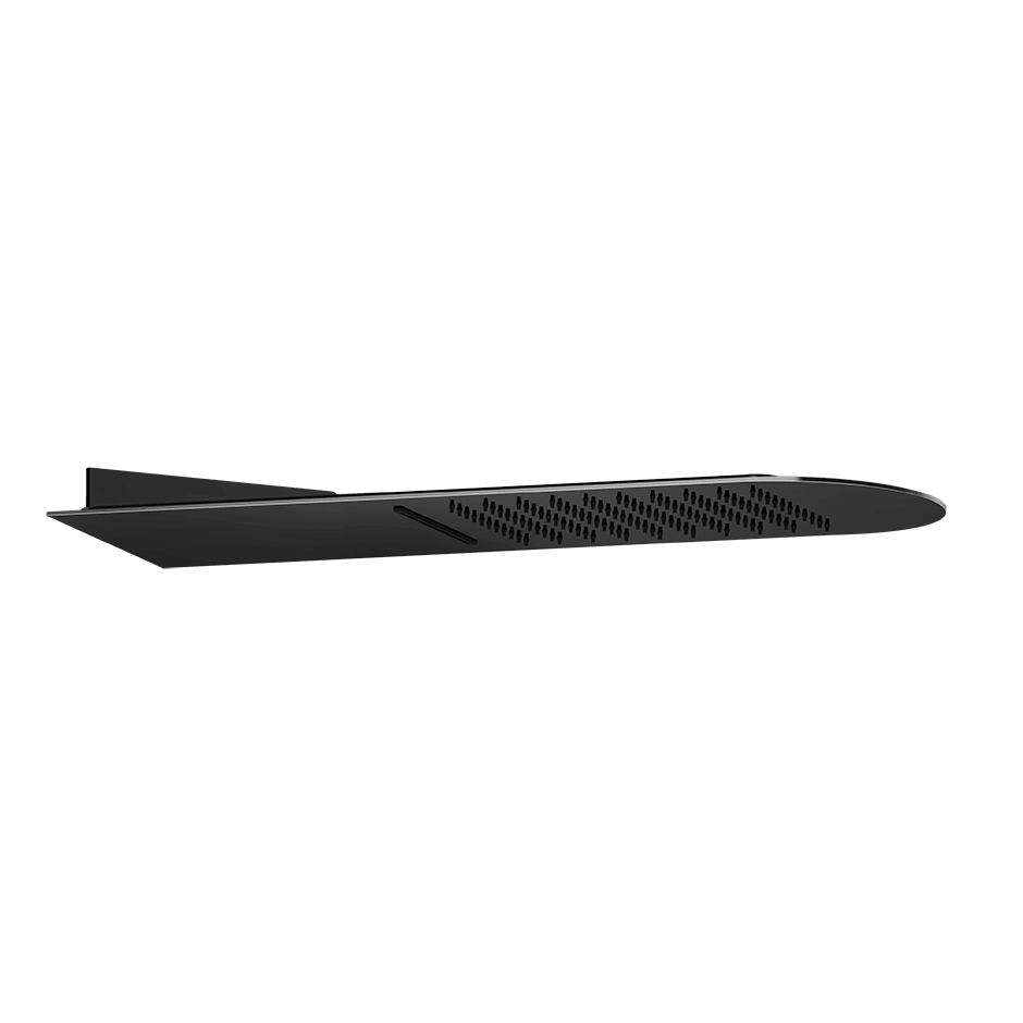 Gessi Showerhead 33053 in Black Metal Pvd