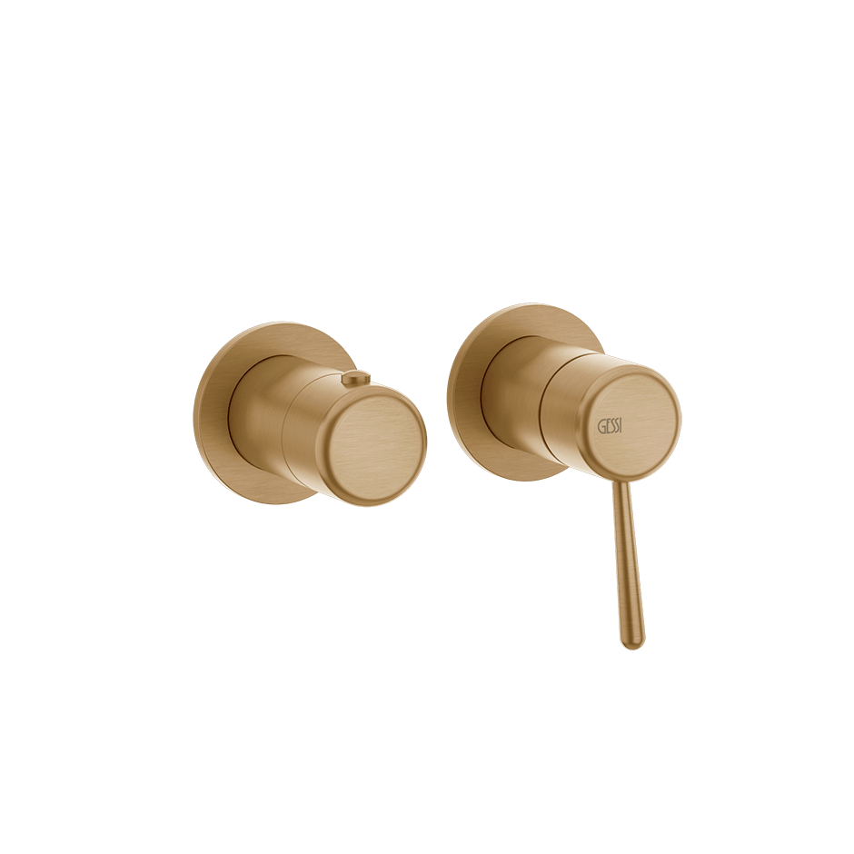 Gessi Shower Mixer 33077 in Warm Bronze Br. Pvd