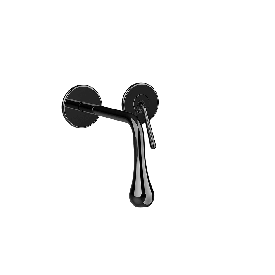 Gessi Washbasin Mixer 33084 in Black Metal Pvd