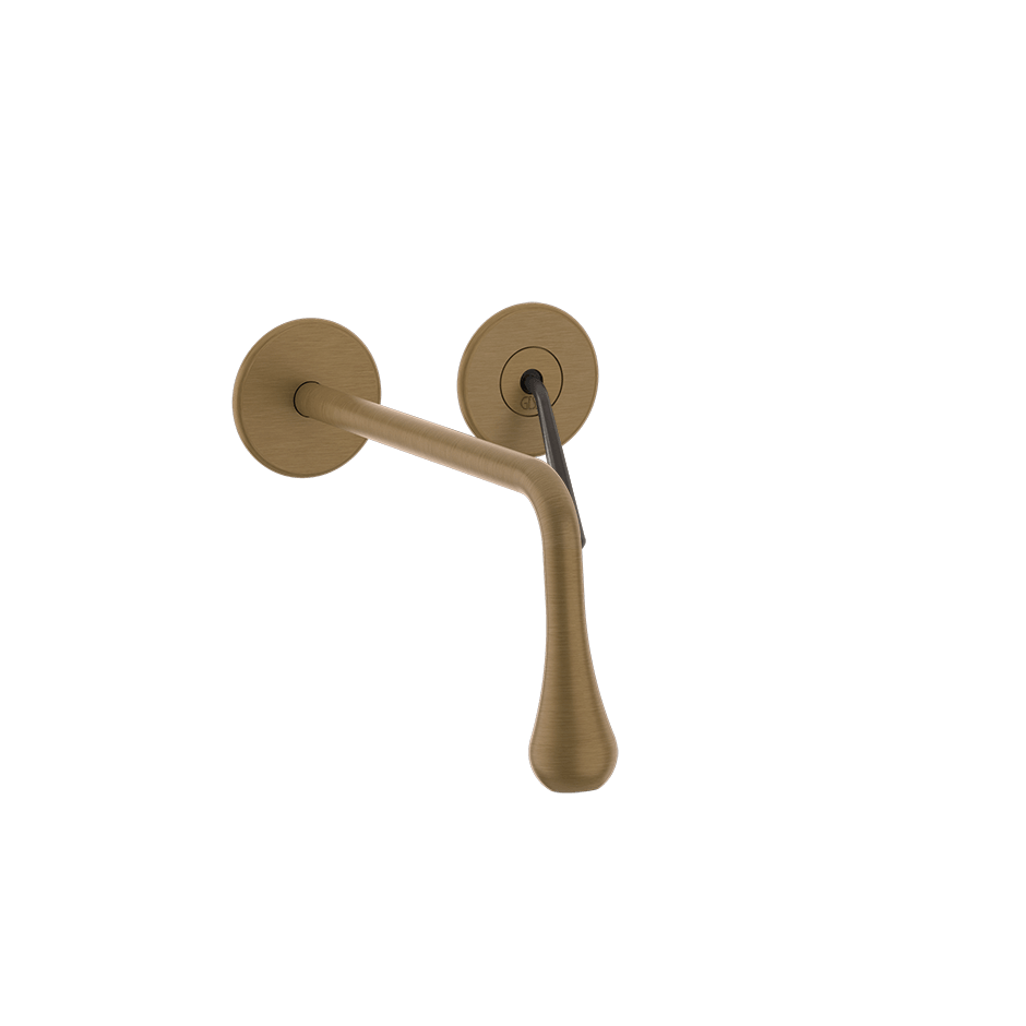 Gessi Washbasin Mixer 33086 in Antique Brass