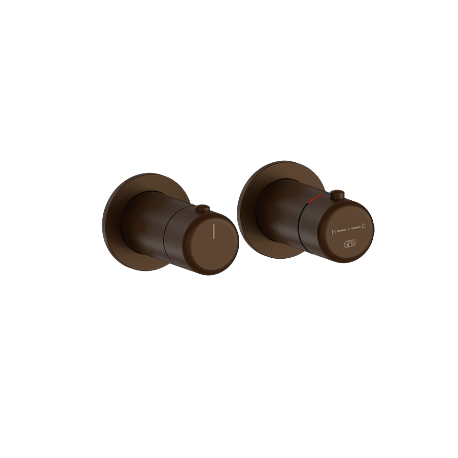 Gessi Shower Mixer 33132 in Dark Bronze