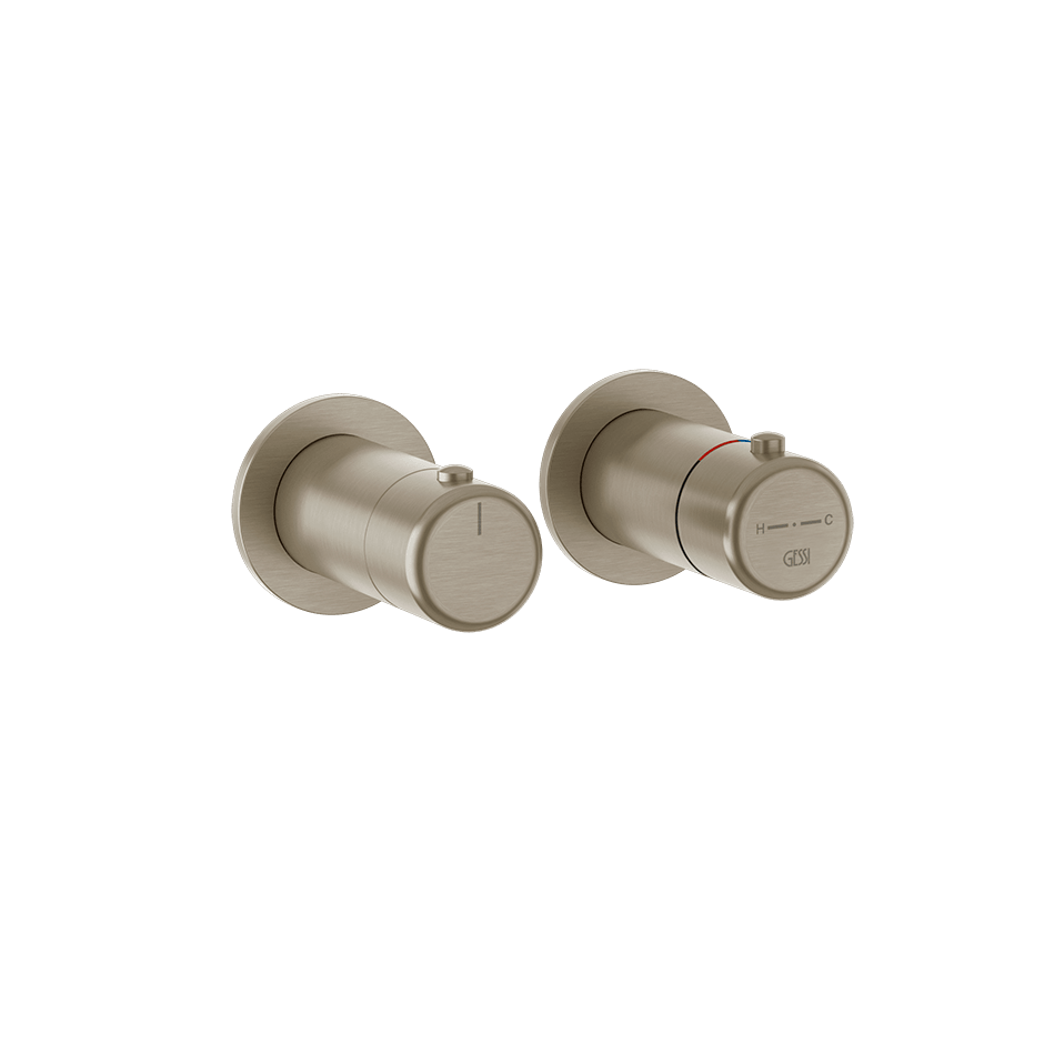Gessi Shower Mixer 33134 in Finox Brushed Nickel