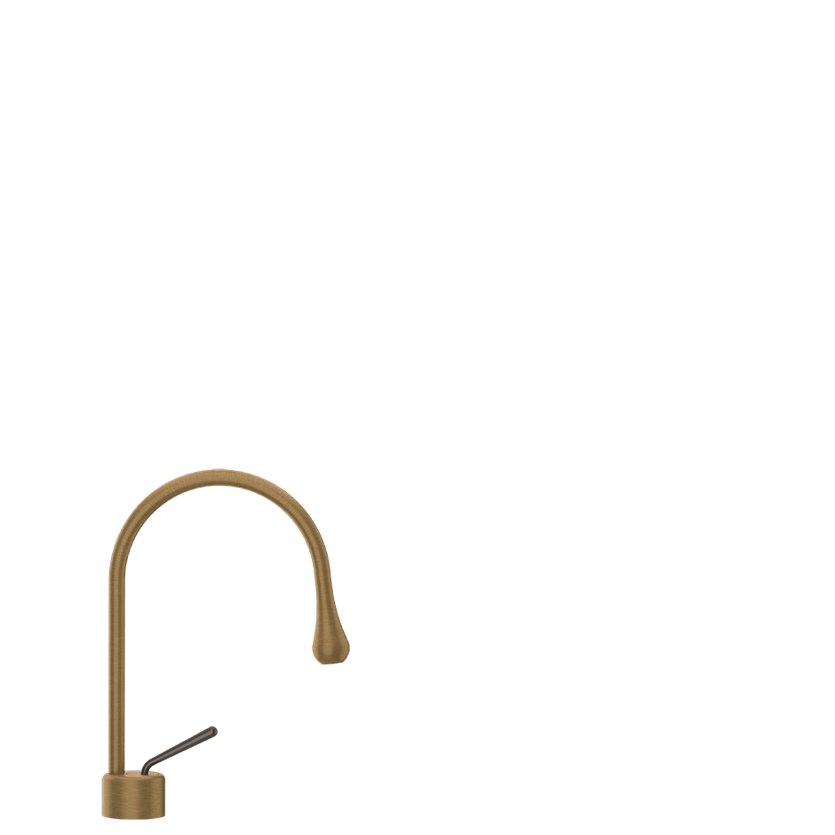 Gessi Washbasin Mixer 33601 in Antique Brass