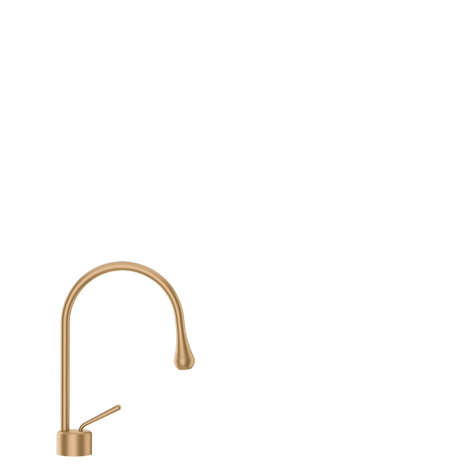 Gessi Washbasin Mixer 33601 in Warm Bronze Br. Pvd