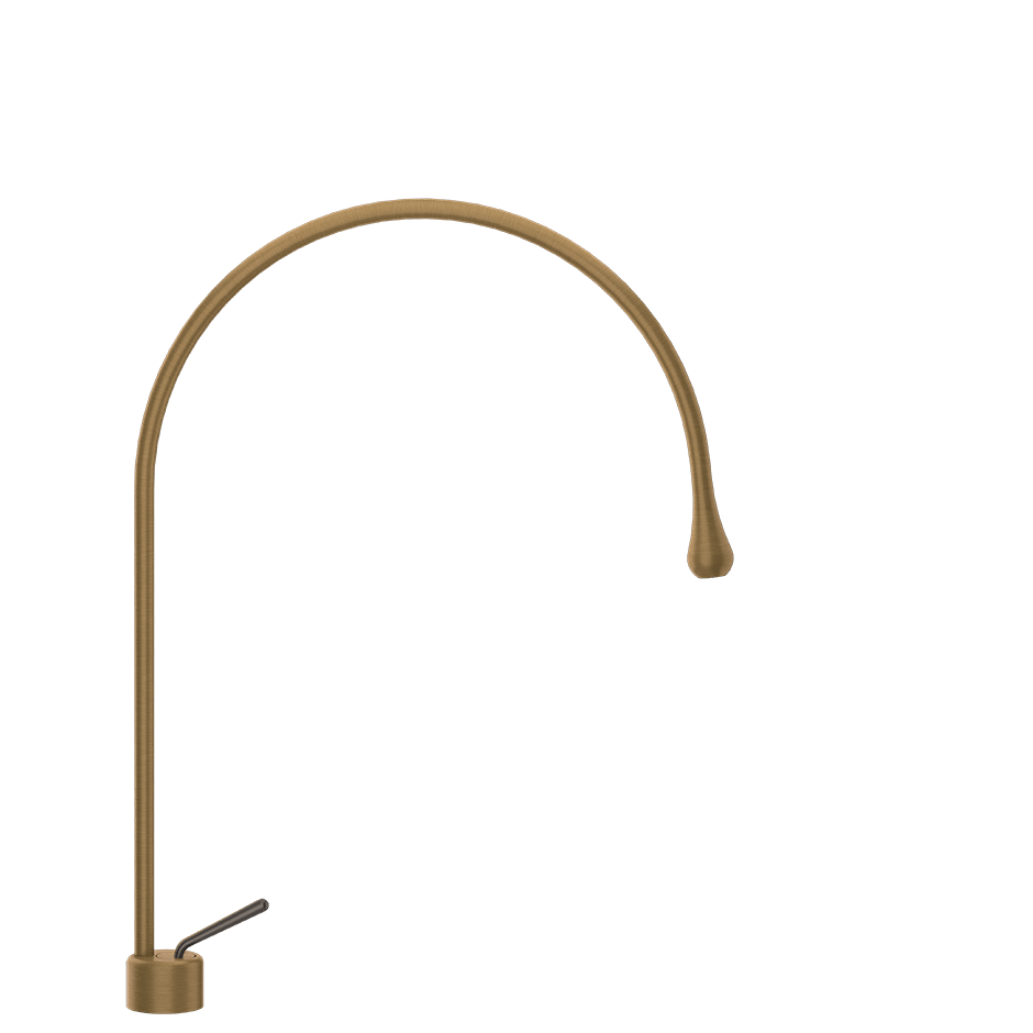 Gessi Washbasin Mixer 33603 in Antique Brass