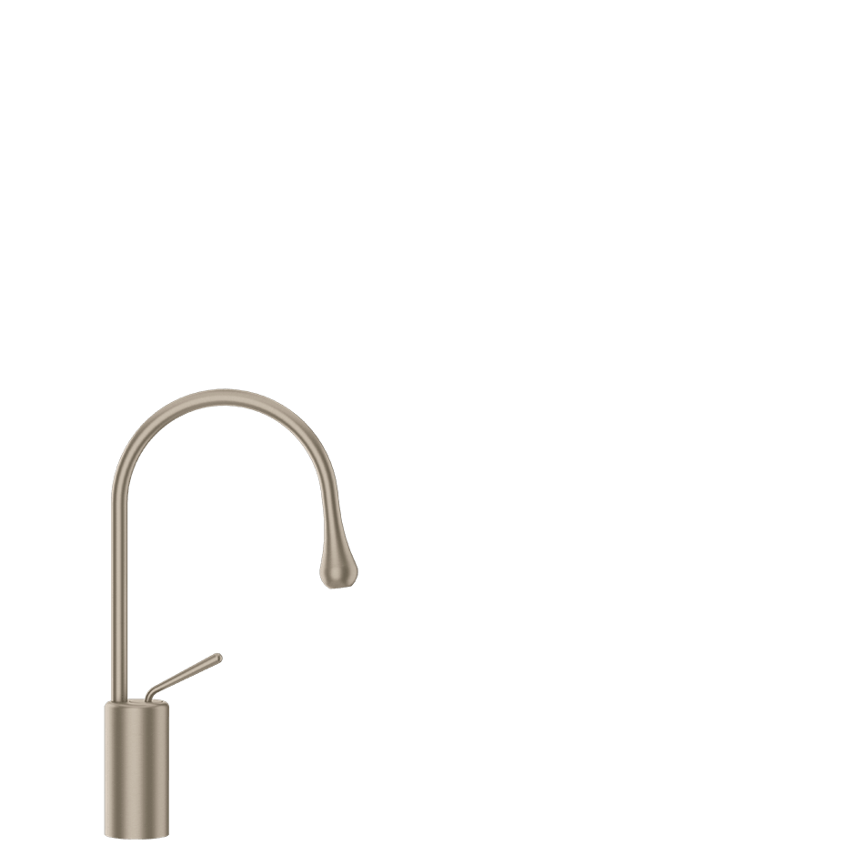 Gessi Washbasin Mixer 33604 in Finox Brushed Nickel