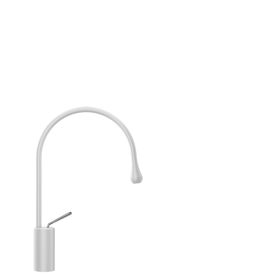 Gessi Washbasin Mixer 33605 in Matte White
