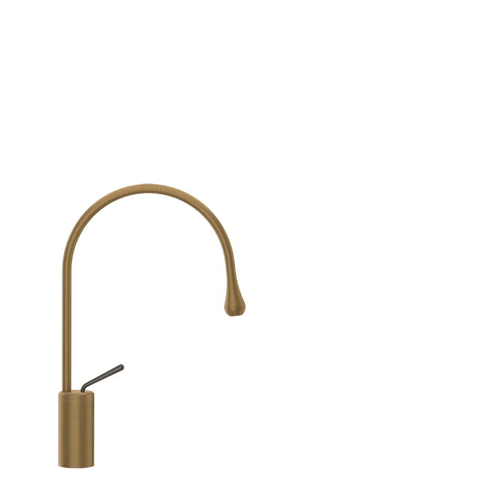 Gessi Washbasin Mixer 33605 in Antique Brass