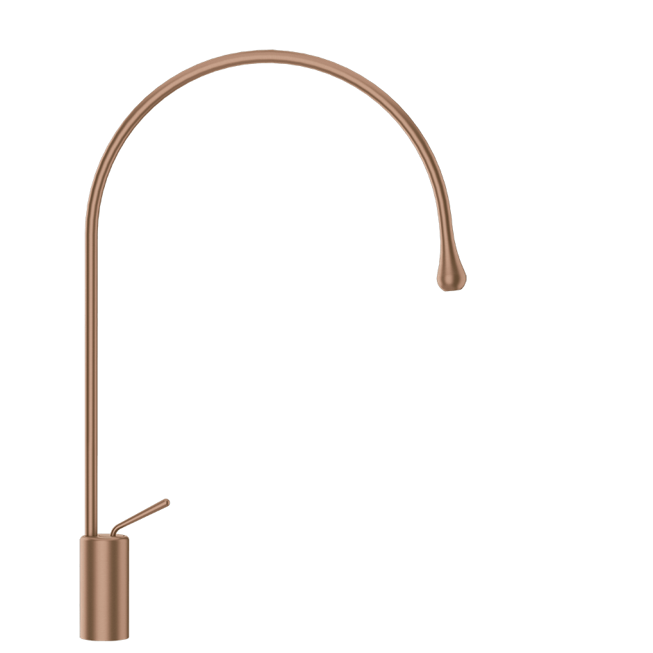 Gessi Washbasin Mixer 33606 in Copper Brushed Pvd