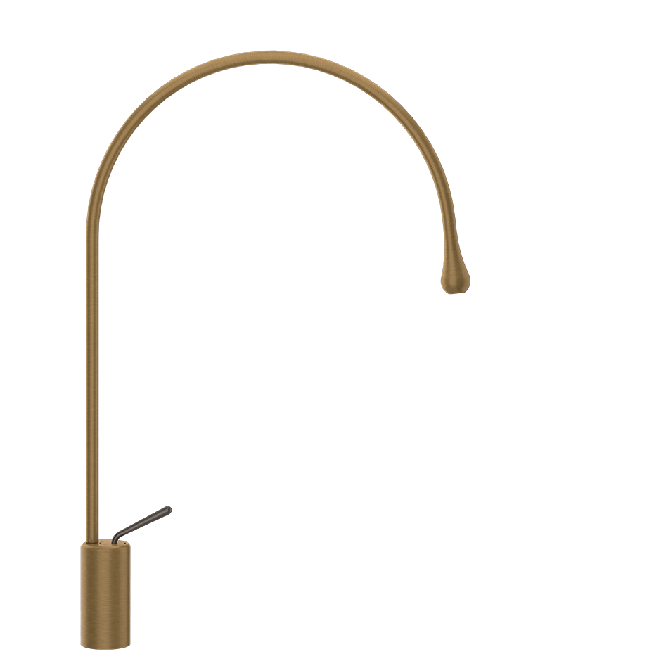 Gessi Washbasin Mixer 33606 in Antique Brass