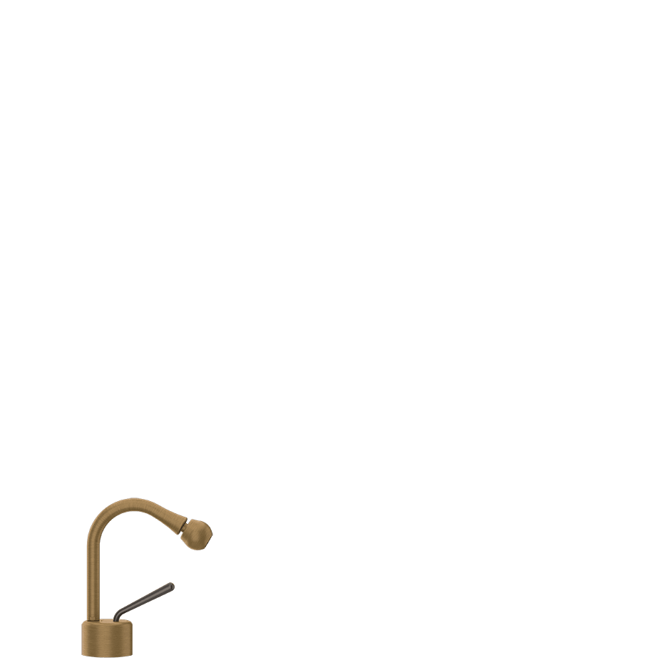 Gessi Bidet Mixer 33607 in Antique Brass