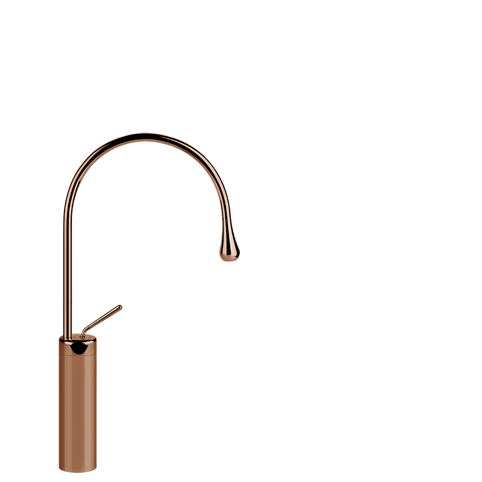 Gessi Washbasin Mixer 33609 in Copper Pvd