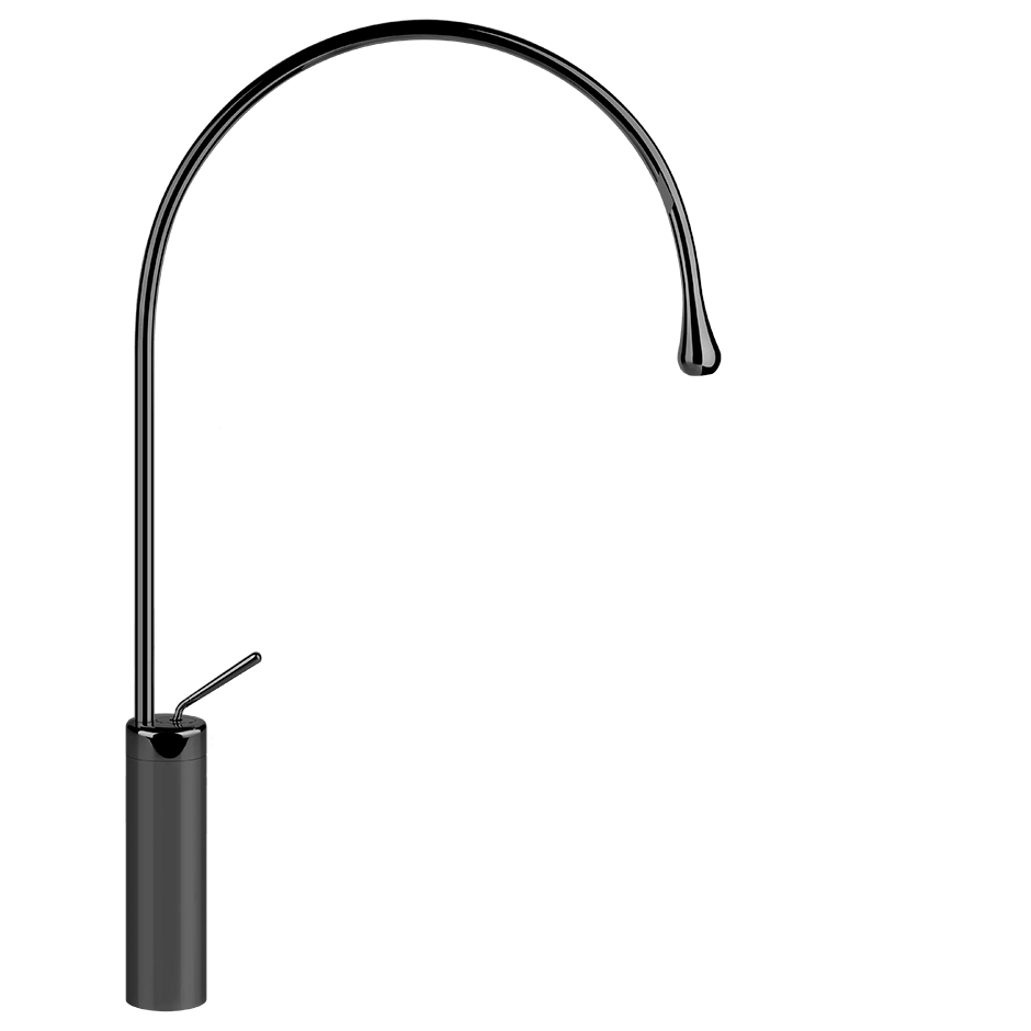 Gessi Washbasin Mixer 33610 in Black Metal Pvd