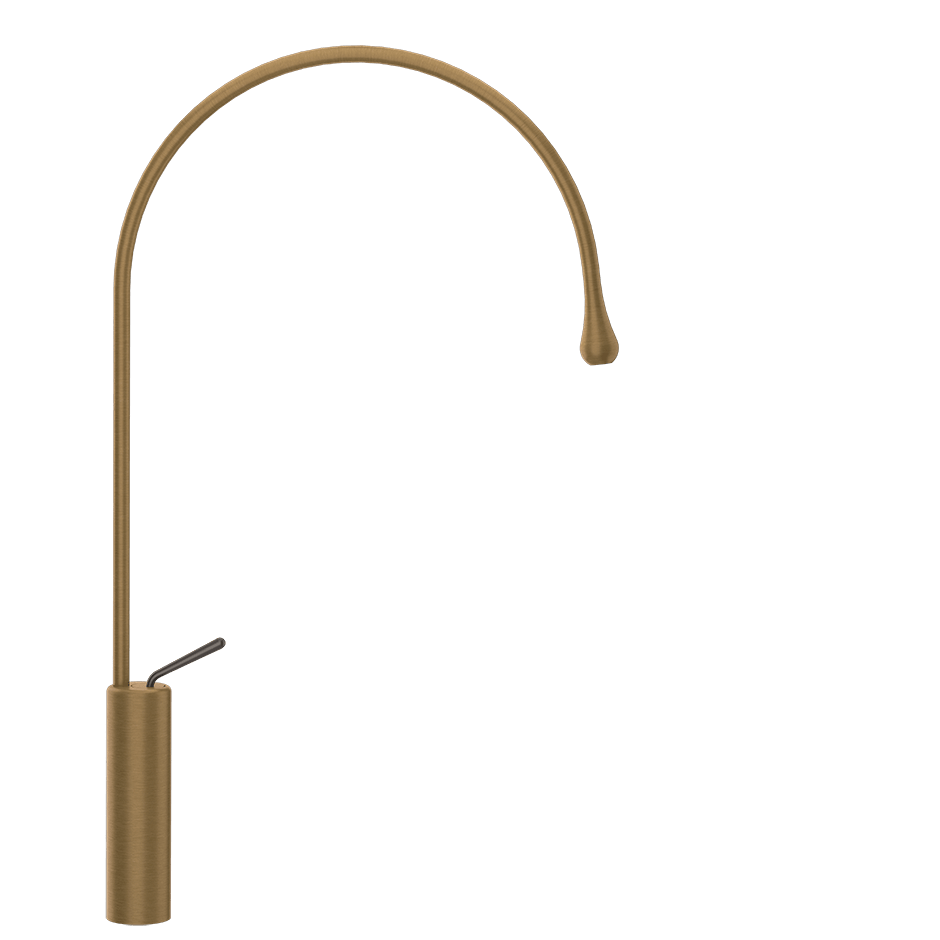 Gessi Washbasin Mixer 33610 in Antique Brass