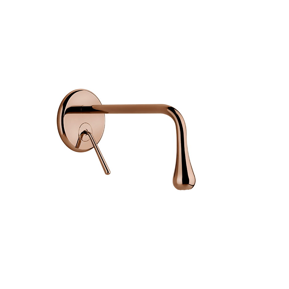 Gessi Washbasin Mixer 33684 in Copper Pvd