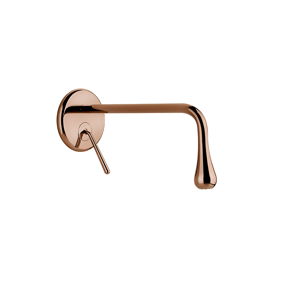 Gessi Washbasin Mixer 33686 in Copper Pvd