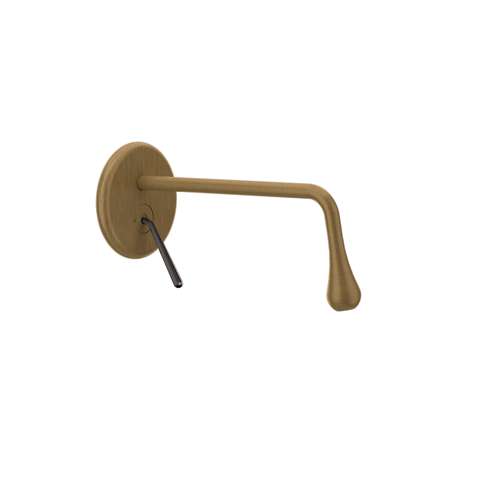 Gessi Washbasin Mixer 33686 in Antique Brass
