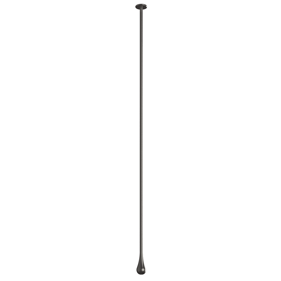 Gessi Basin Spout 33699 in Black Metal Br. Pvd