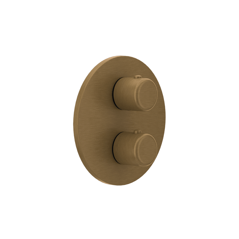 Gessi Shower Mixer 33844 in Antique Brass