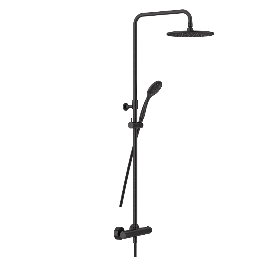 Gessi Shower Column 35175 in Aged Bronze