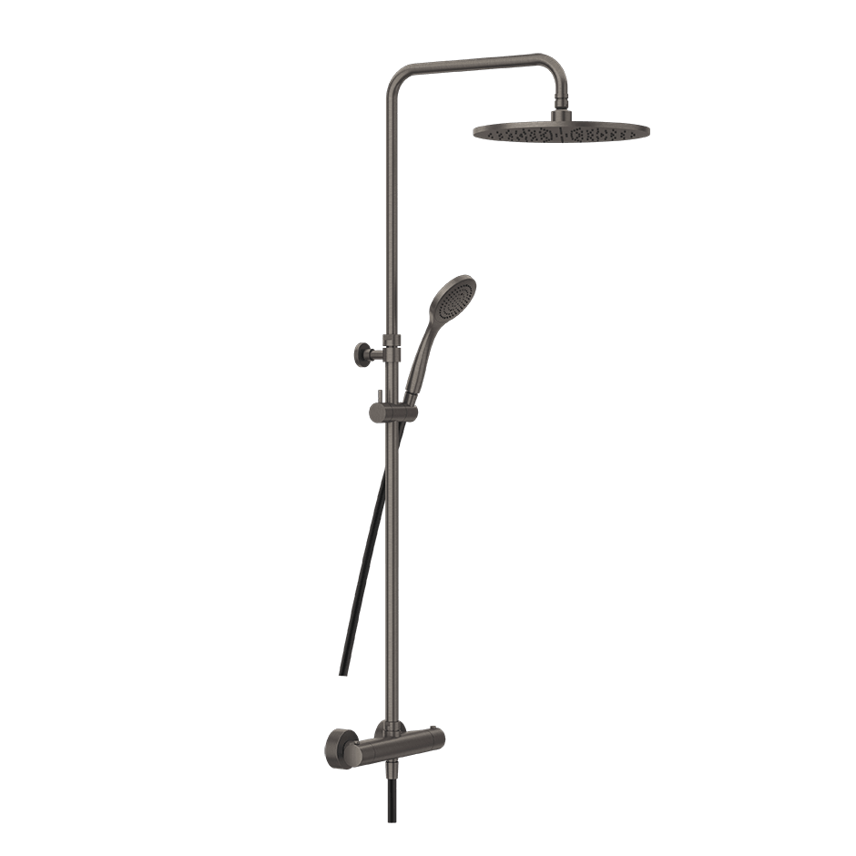 Gessi Shower Column 35177 in Black Metal Br. Pvd