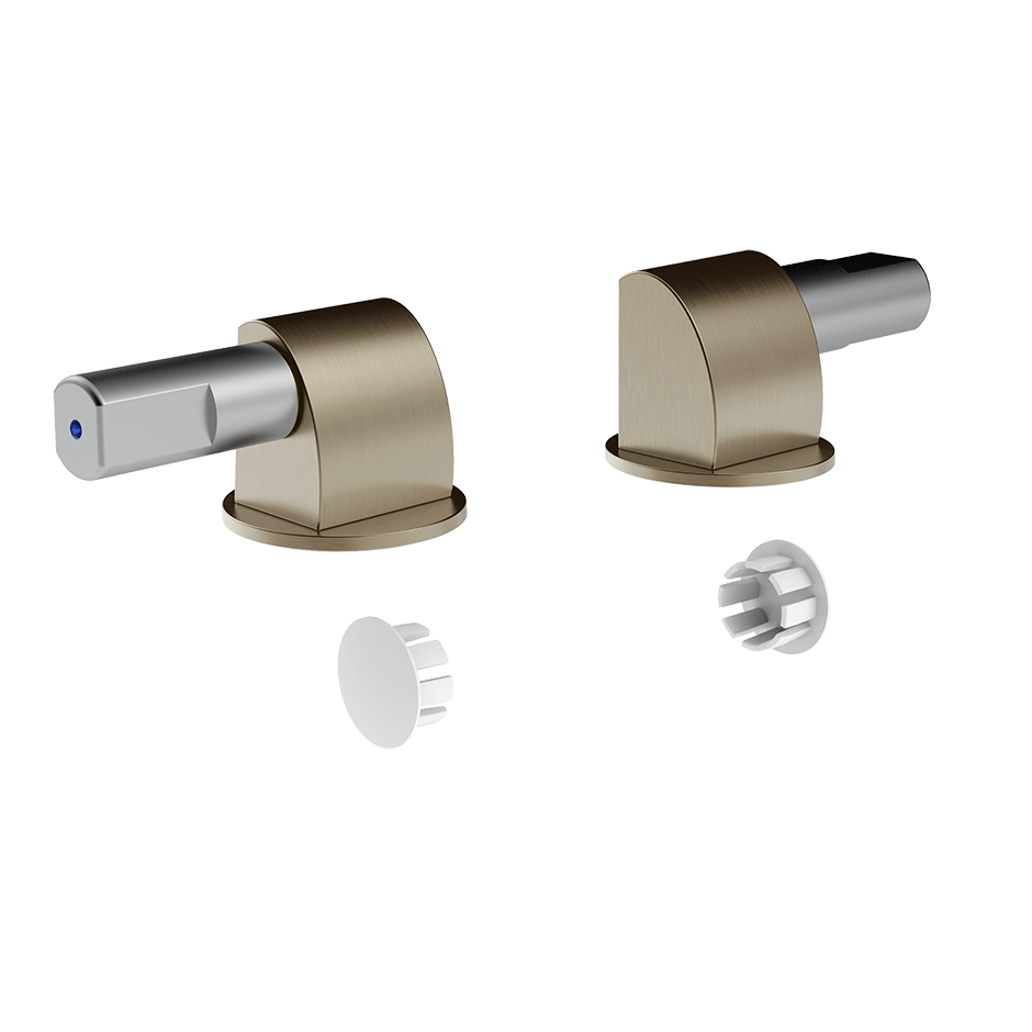 Gessi Wc Seat Hinge 37584 in Finox Brushed Nickel