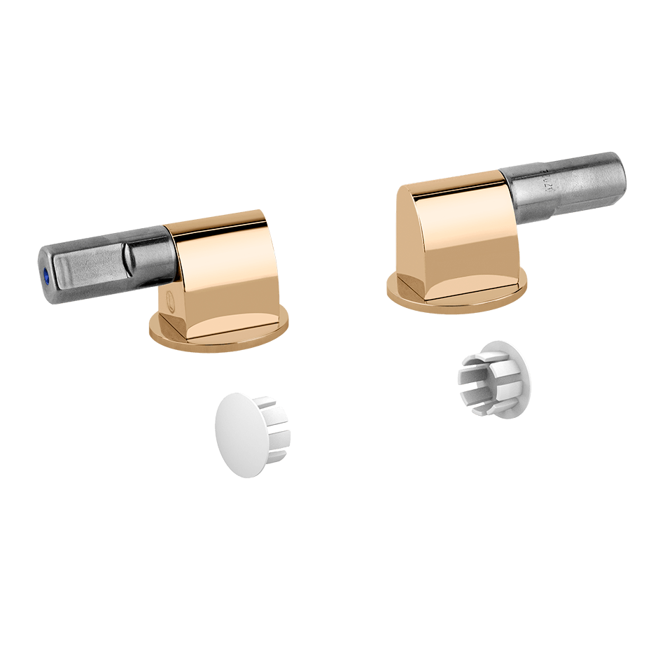 Gessi Wc Seat Hinge 37584 in Warm Bronze Pvd