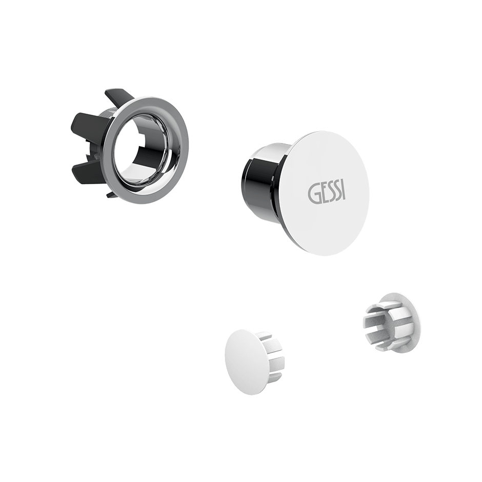 Gessi Overflow Waste Cap 37587 in Chrome