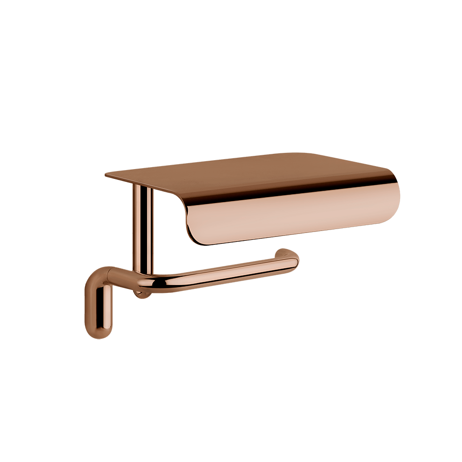 Gessi Paper Roll Holder 38049 in Copper Pvd