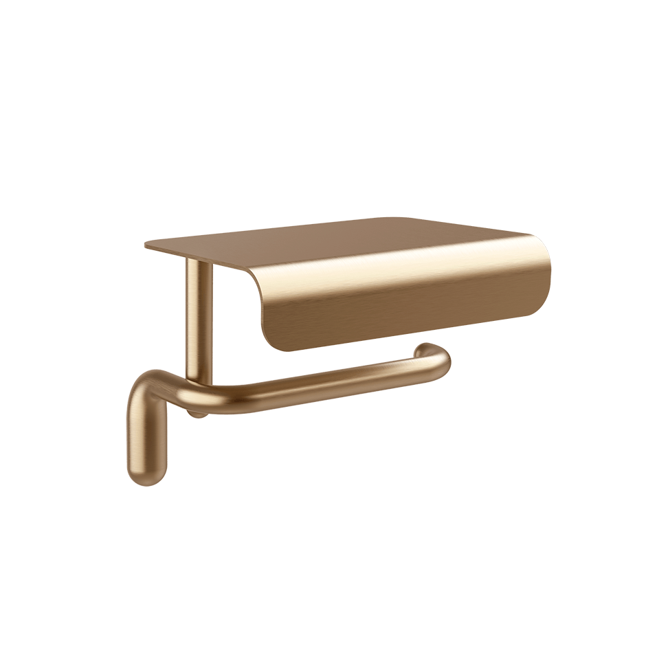 Gessi Paper Roll Holder 38049 in Warm Bronze Br. Pvd
