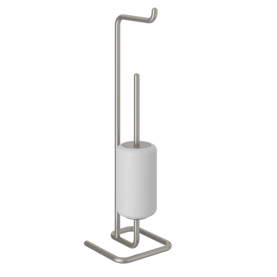 Gessi Brush Holder 38067 in Chrome Brushed