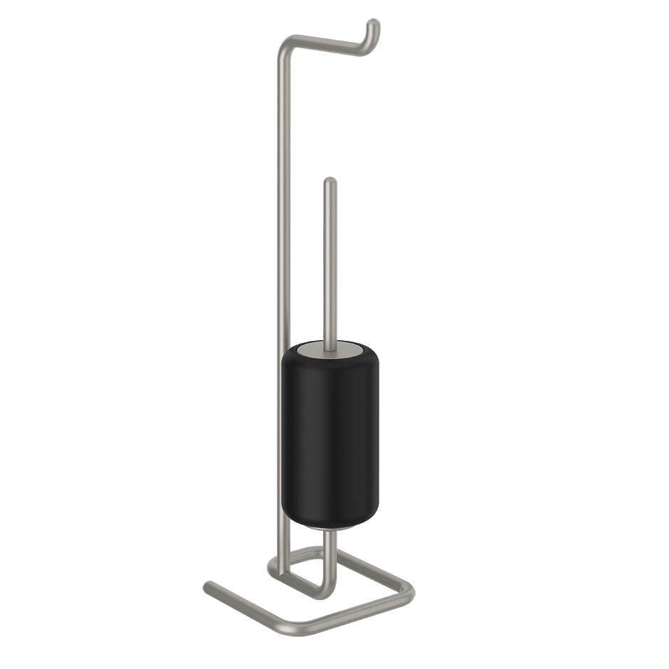 Gessi Brush Holder 38068 in Chrome Brushed