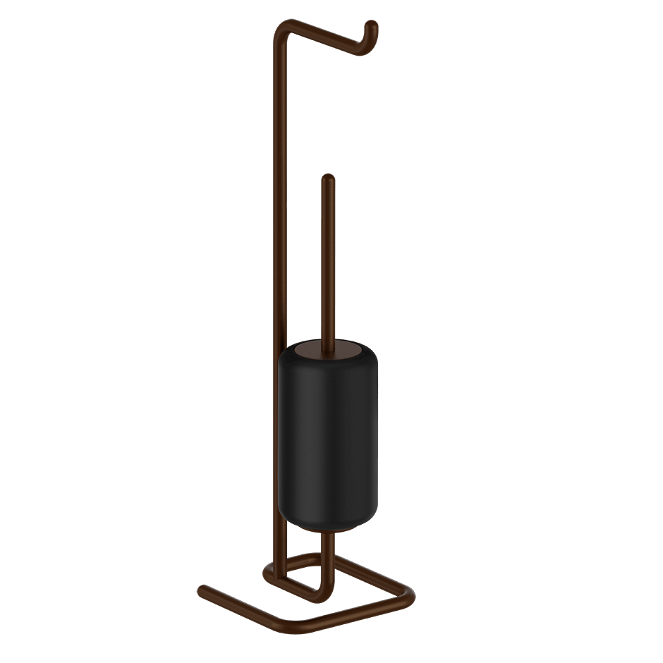 Gessi Brush Holder 38068 in Dark Bronze