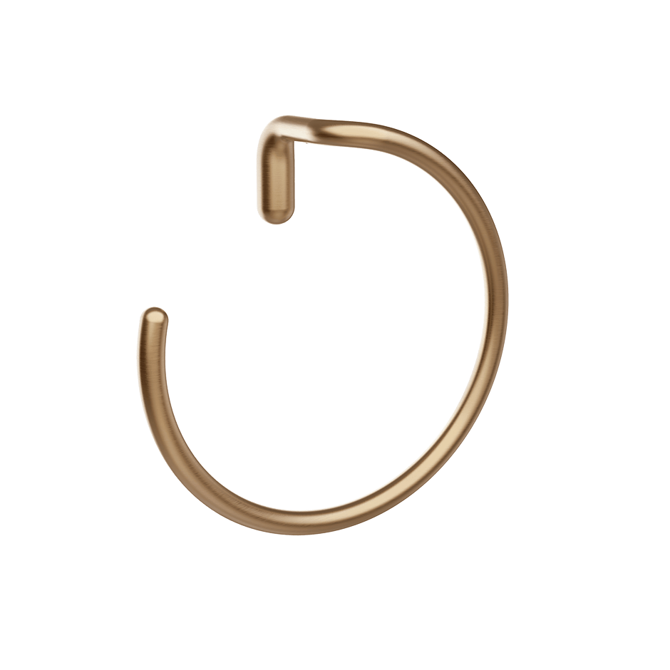 Gessi Towel Rail 38109 in Warm Bronze Br. Pvd