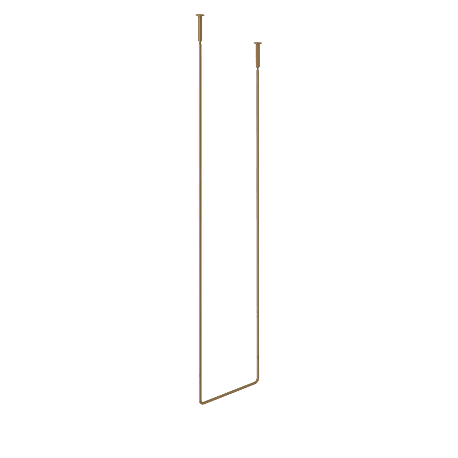 Gessi Towel Rail 38144 in Antique Brass
