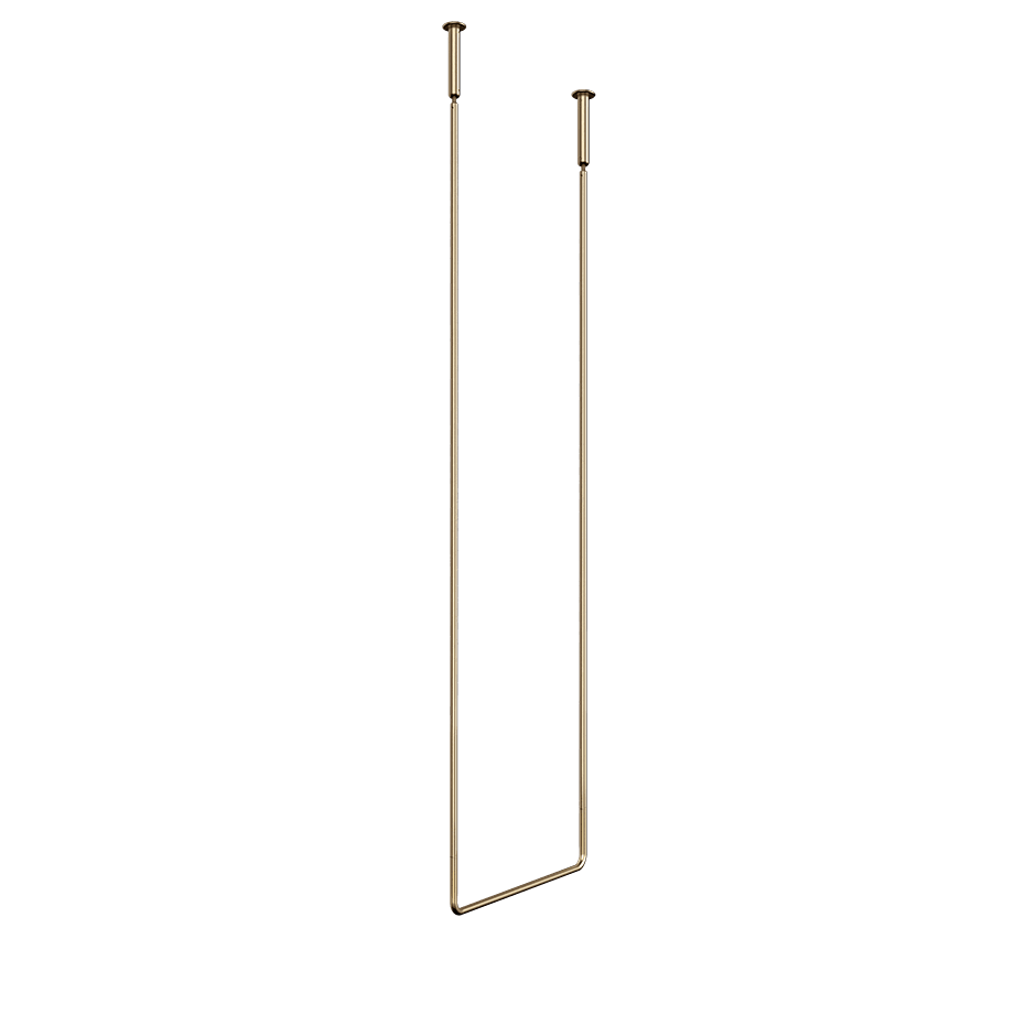 Gessi Towel Rail 38144 in Warm Bronze Br. Pvd