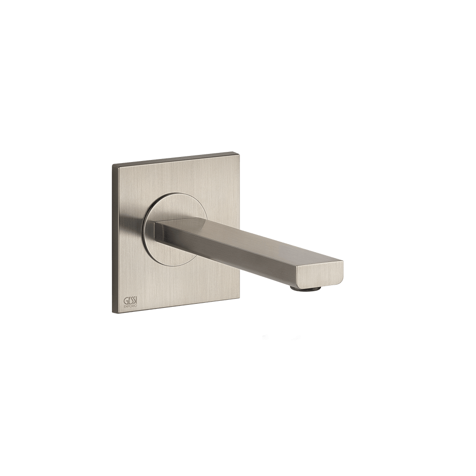Gessi Basin Spout 38701 in Finox Brushed Nickel