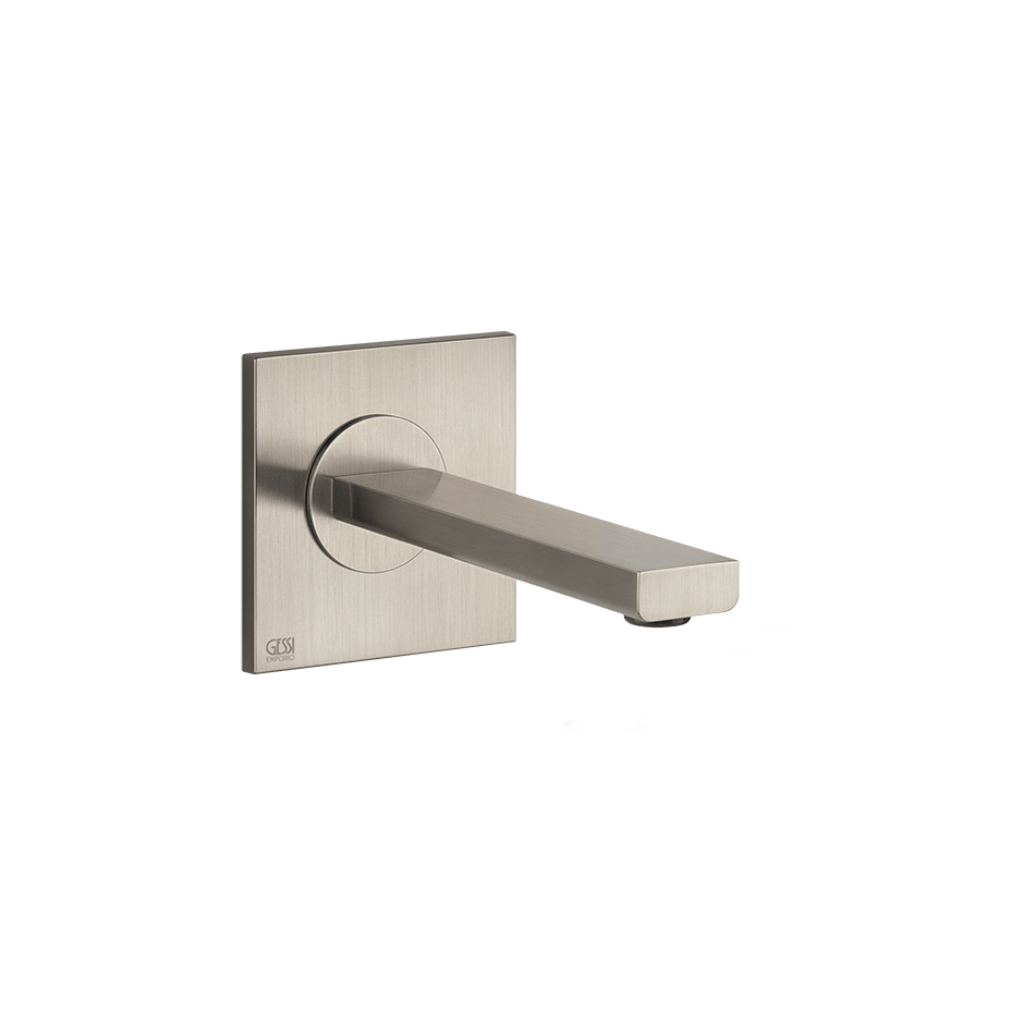 Gessi Basin Spout 38707 in Finox Brushed Nickel
