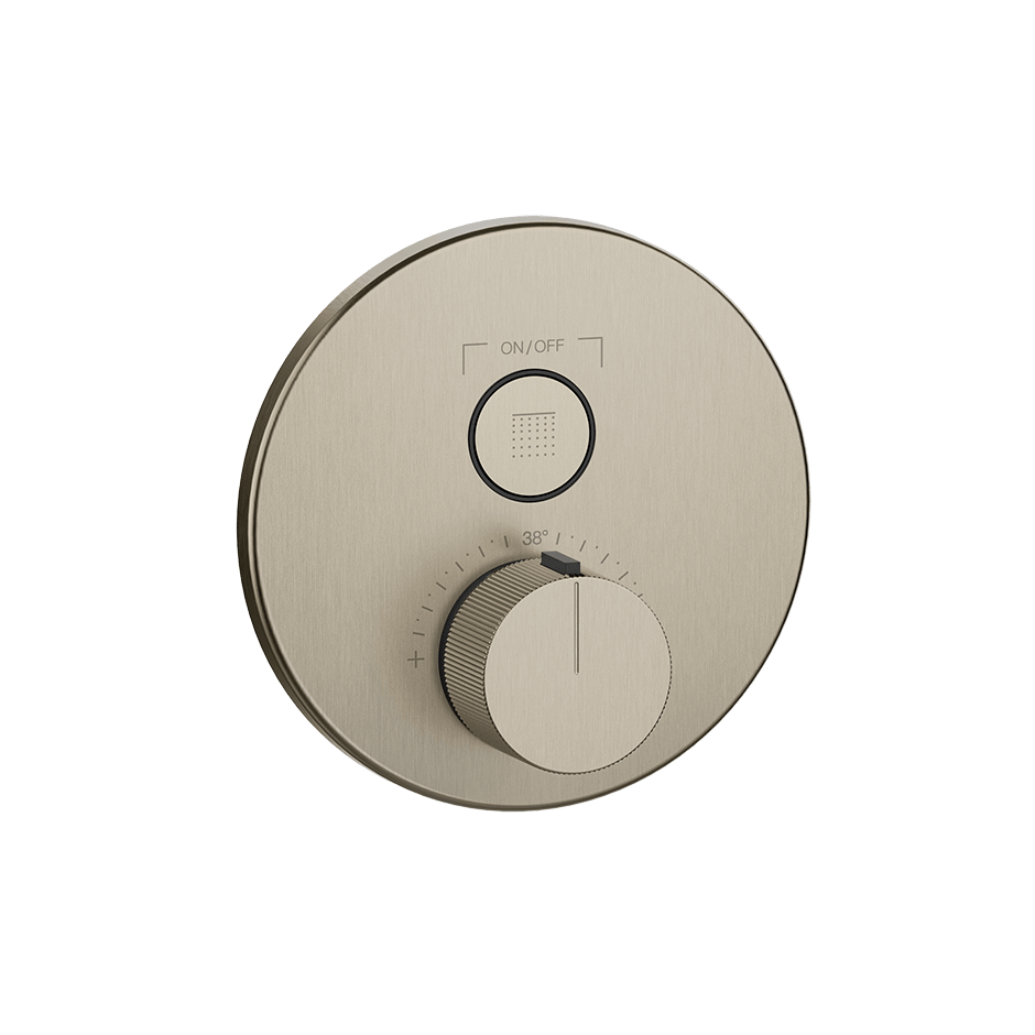Gessi Shower Mixer 38711 in Finox Brushed Nickel